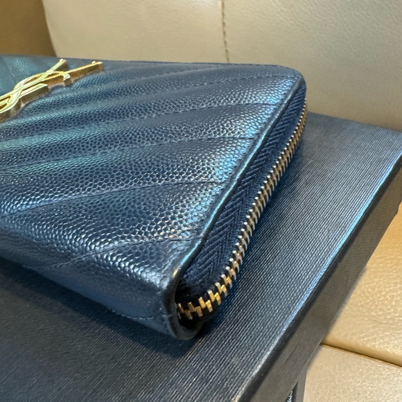 YSL Cassandre Zip Around Wallet - Picture 6 of 9